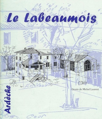 La salle du Récatadou, Labeaume, Vue d'ensemble salle-du-recatadou-dessin