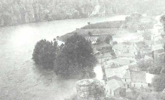 Crue de 1958, Labeaume crue-de-1958-labeaume